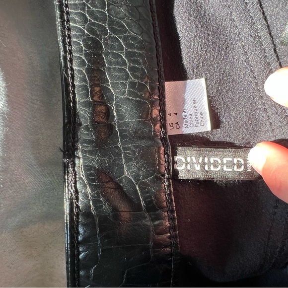 New Black Leather Pants Small - Picture 2 of 3